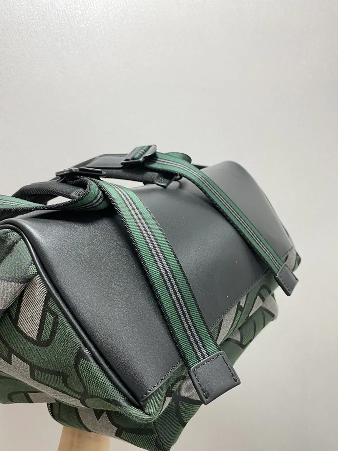 Thomas Burberry Backpack with Exclusive Logo Pattern