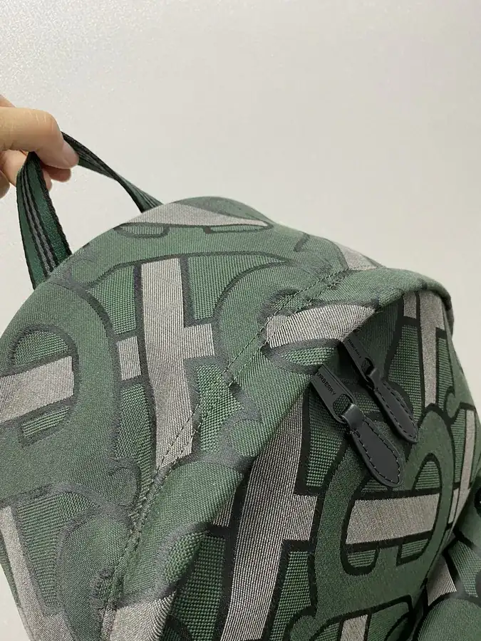 Thomas Burberry Backpack with Exclusive Logo Pattern