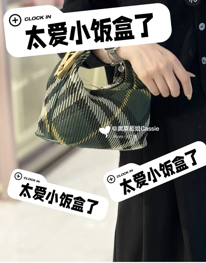 B Brand New Peg Knit Pattern Bag