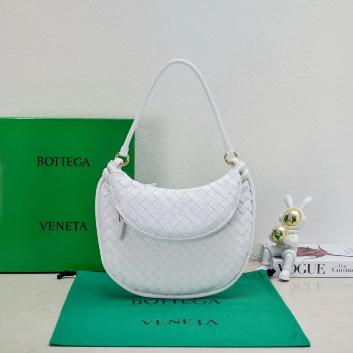 Bv Gemelli Double Bag Intrecciato Calfskin, Stylish Design
