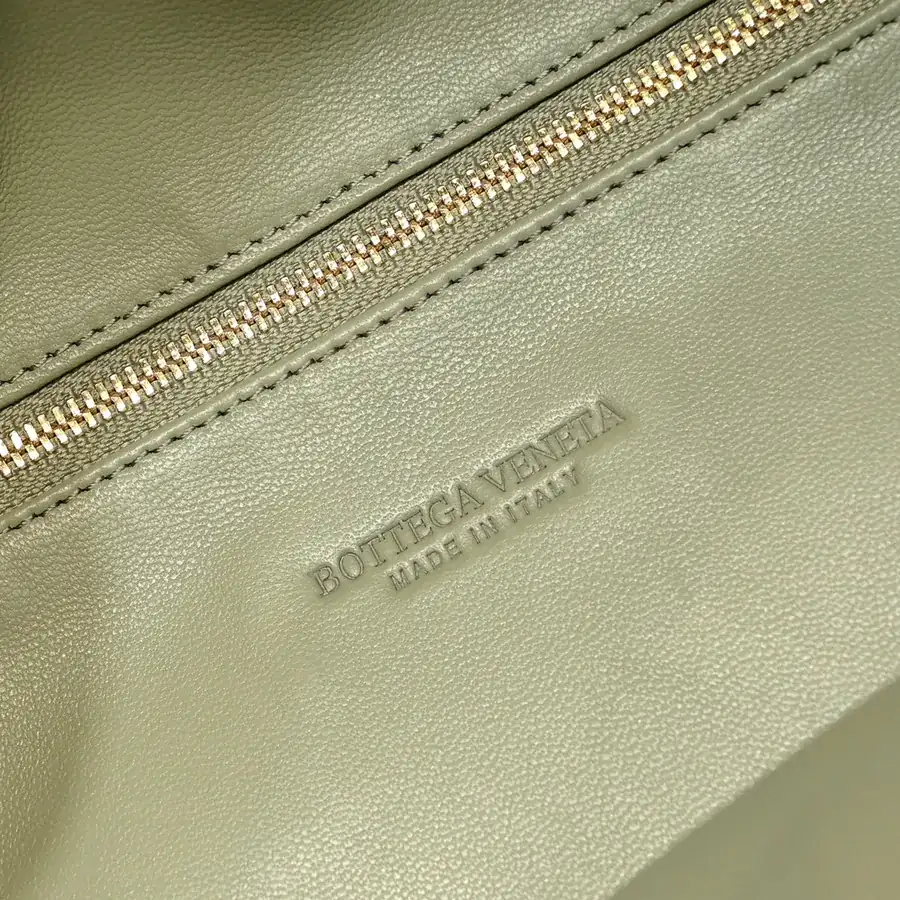 Bv New Mini HOP Bag with Woven Leather Handle