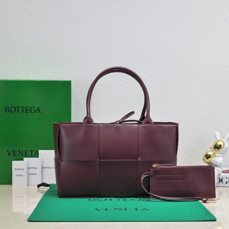 Arco Large Tote Handbag with Official Calfskin and Inner Calfskin SLIP