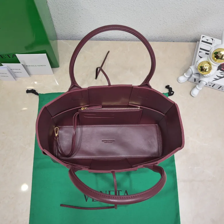 Arco Large Tote Handbag with Official Calfskin and Inner Calfskin SLIP