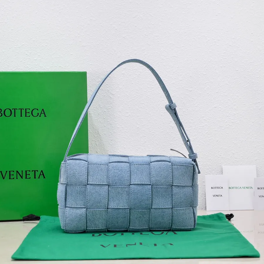 BV Early Autumn New Collection Denim Bucket Bag