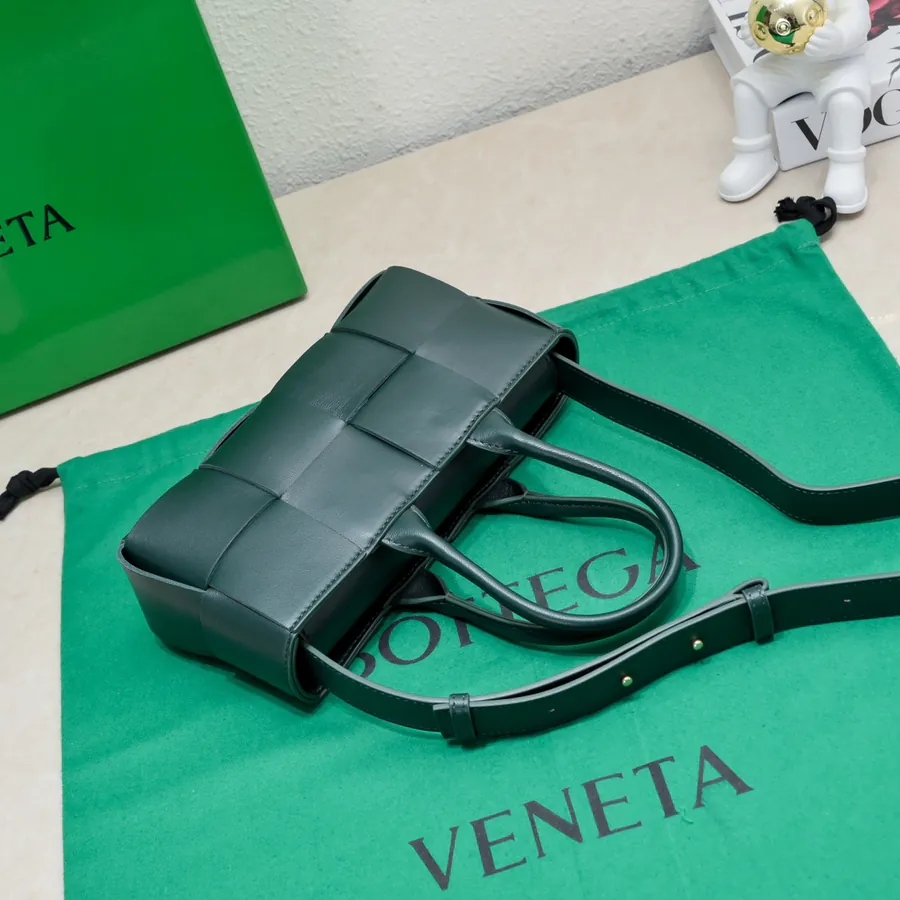 Mini East West Arco Tote Handbag with Detachable Strap