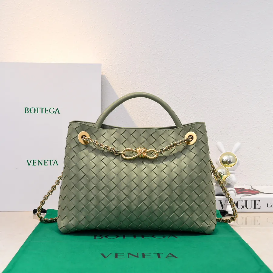 BOTTEGA VENETA Andiamo Chain Crossbody Bag Mini Size