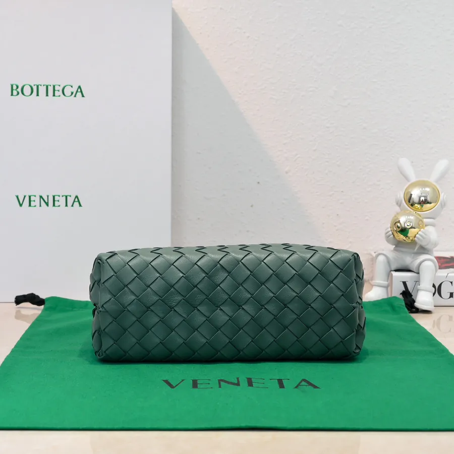 B Intrecciato Leather Mini Tote with Slide Strap