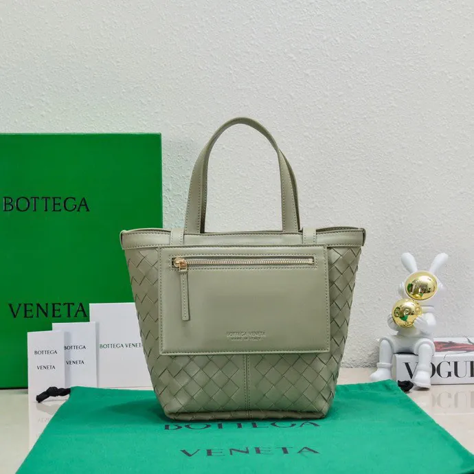 Bv Flip Flap Tote Minimalist Tote Design with Premium Leather
