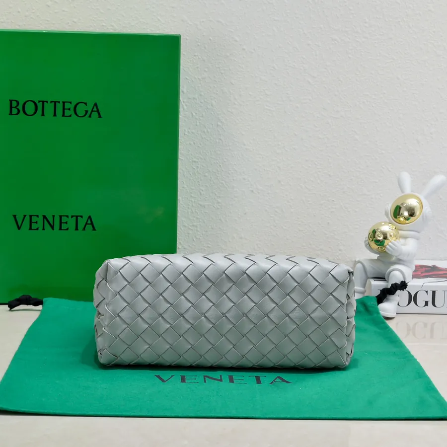 B Intrecciato编织小号手提包,可调节斜挎背带
