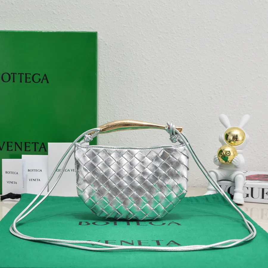 BV Mini Sardine Elegant and Artistic Bucket Bag