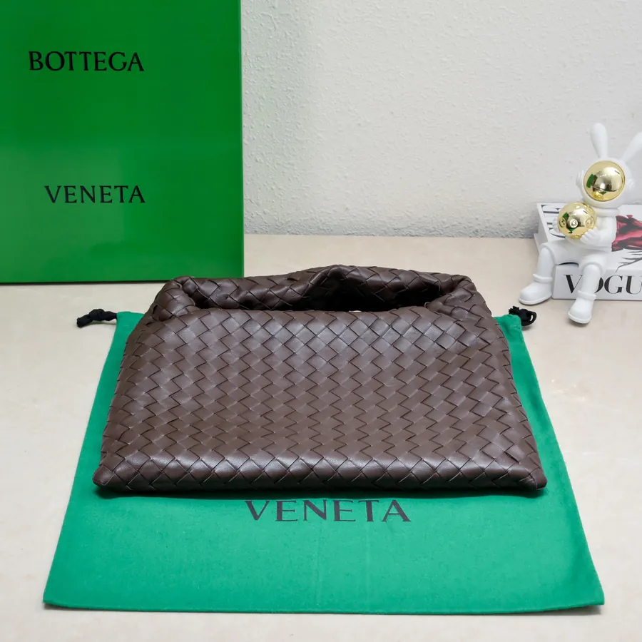 Bv New Mini HOP Bag with Leather Weave Handle
