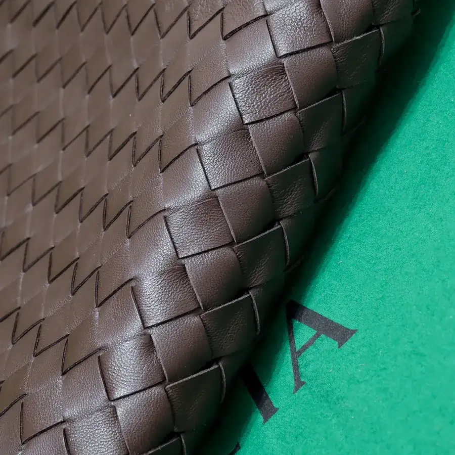 Bv New Mini HOP Bag with Leather Weave Handle