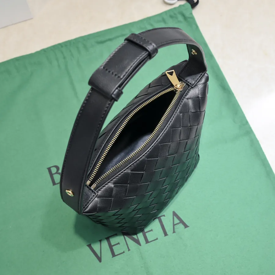 Bottega Veneta Intrecciato Lunch Tote with Curved Handle