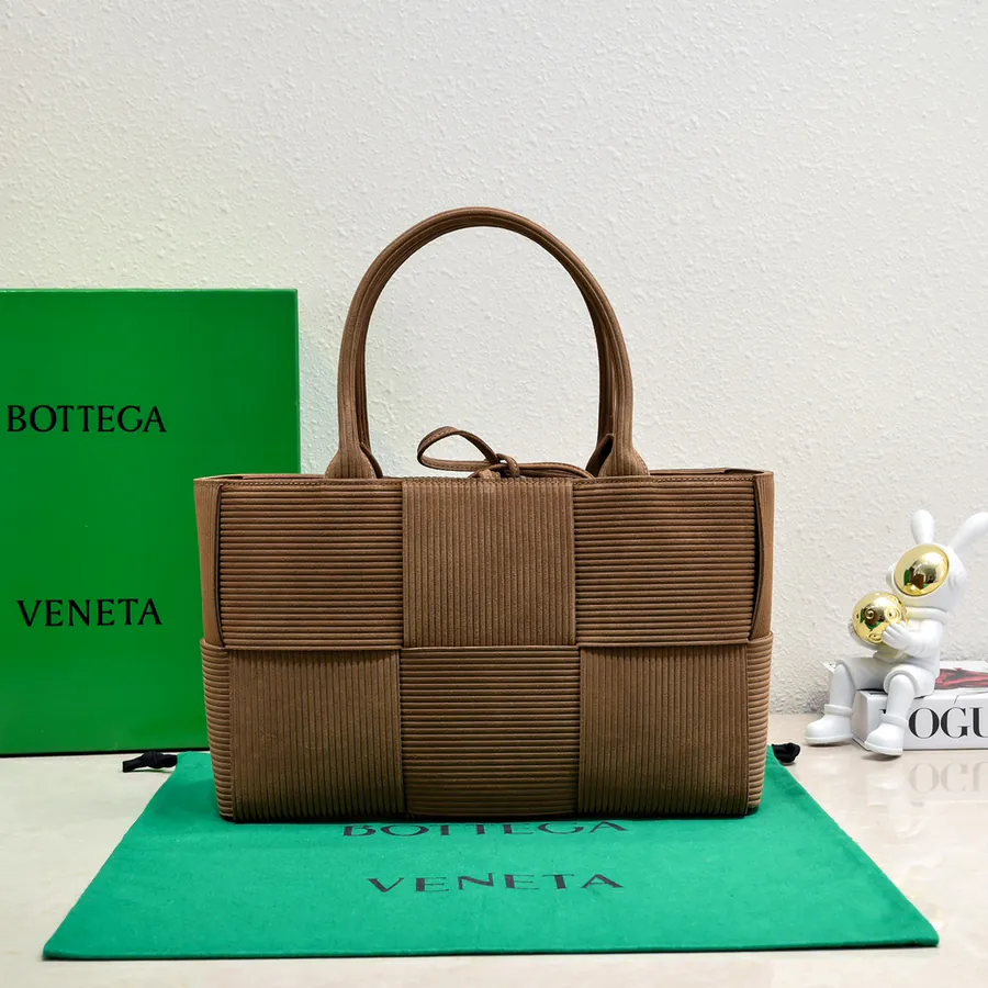 Large Arco Tote Handbag with Intreccio Weave