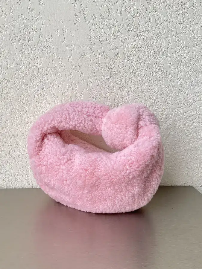 BV Jodie Mini in Fuzzy Pink