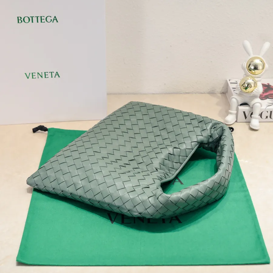 Bv New Mini HOP Bag with Grained Calfskin Body and Handle