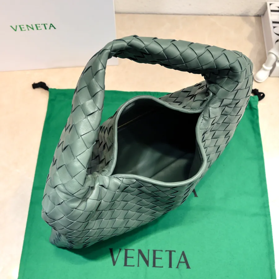 Bv New Mini HOP Bag with Grained Calfskin Body and Handle