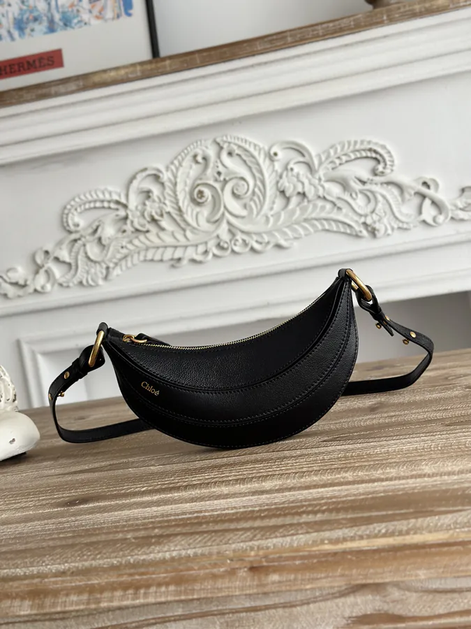 Chole BANANA Shoulder Bag Mini Calfskin