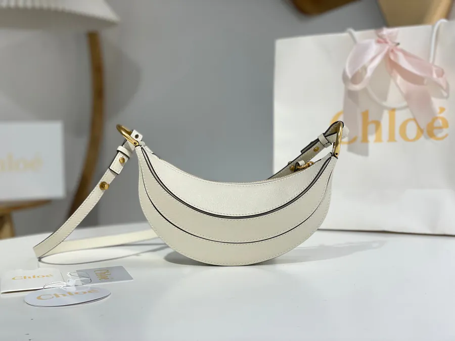 Chole BANANA Small Calfskin Crossbody Bag