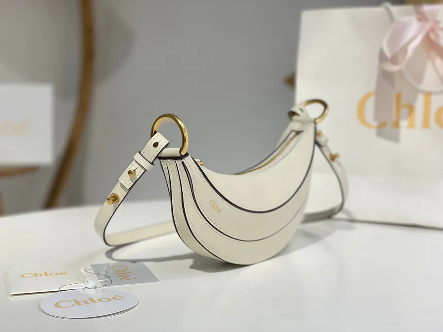 Chole BANANA Small Calfskin Crossbody Bag