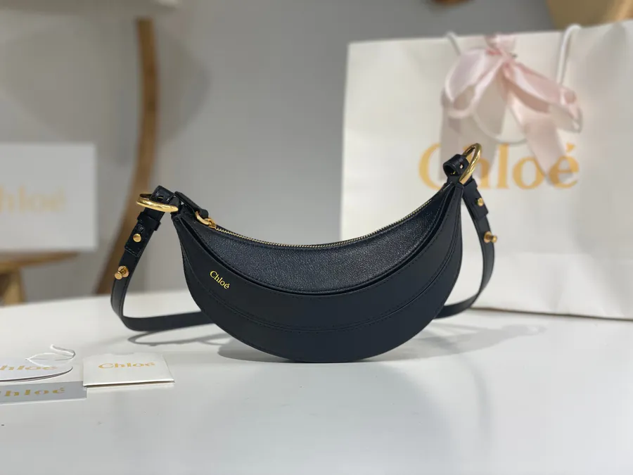 Chole BANANA Small Calfskin Shoulder Bag