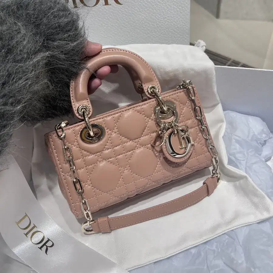 D Joy Mini Crossbody Bag in Pink