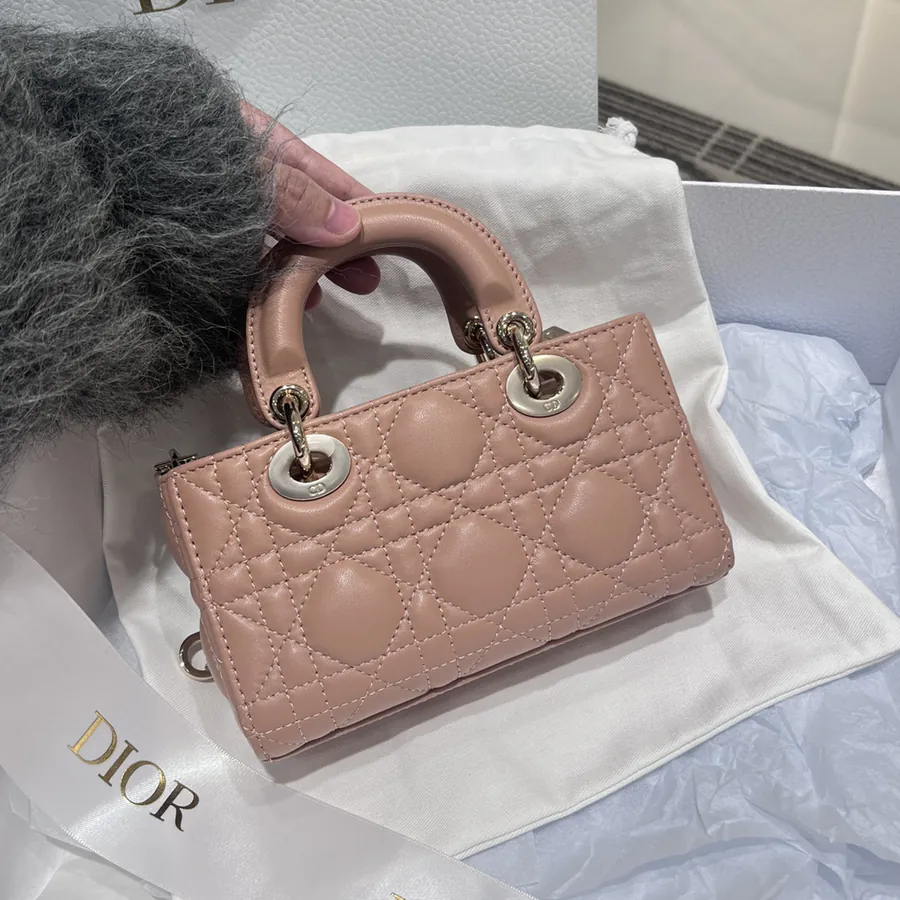 D Joy Mini Crossbody Bag in Pink