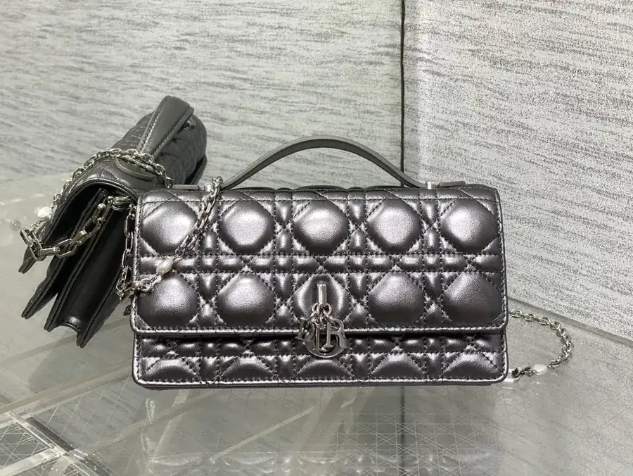 P600 Black Gunmetal Handbag