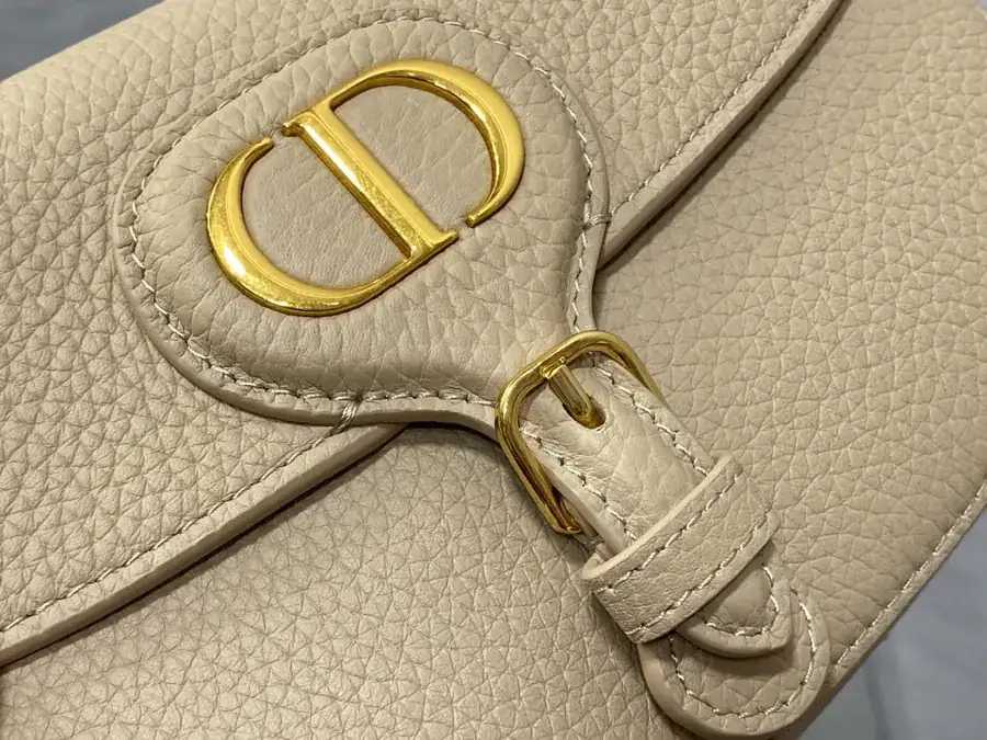 Bobby Series Handbag Grained Calfskin, Adjustable Strap