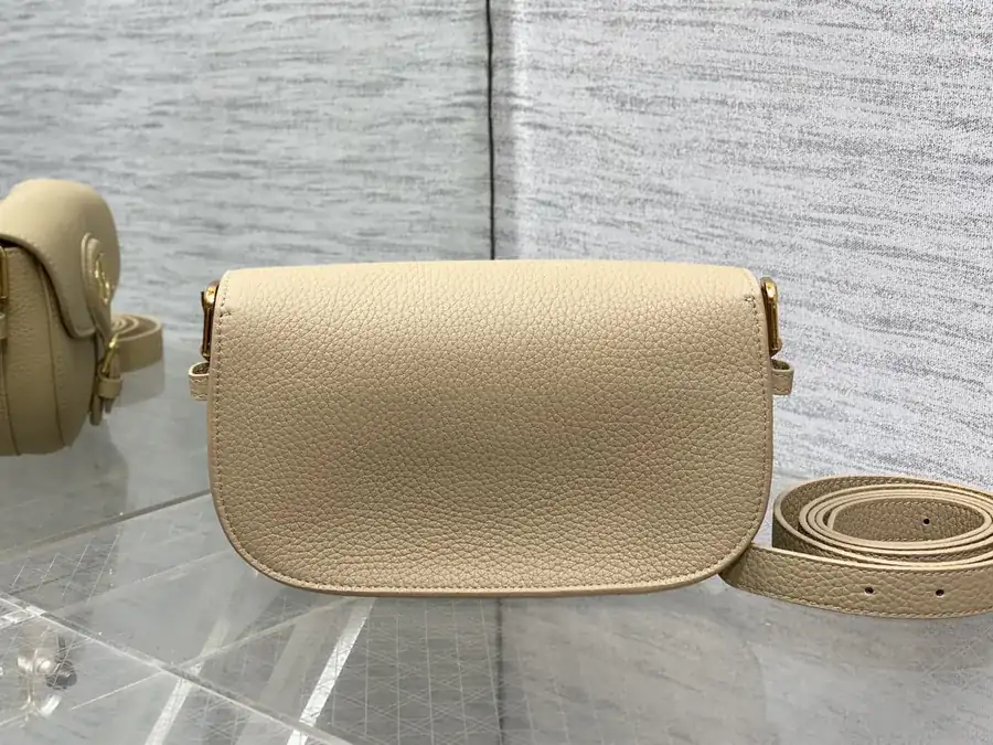 Bobby Series Handbag Grained Calfskin, Adjustable Strap