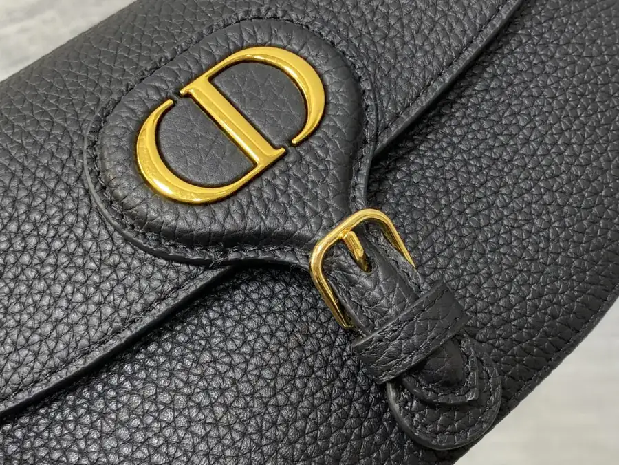 Bobby Series Handbag Grained Calfskin, Adjustable Strap