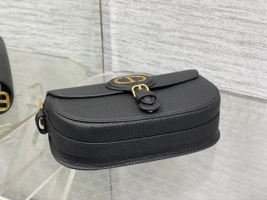 Bobby Series Handbag Grained Calfskin, Adjustable Strap