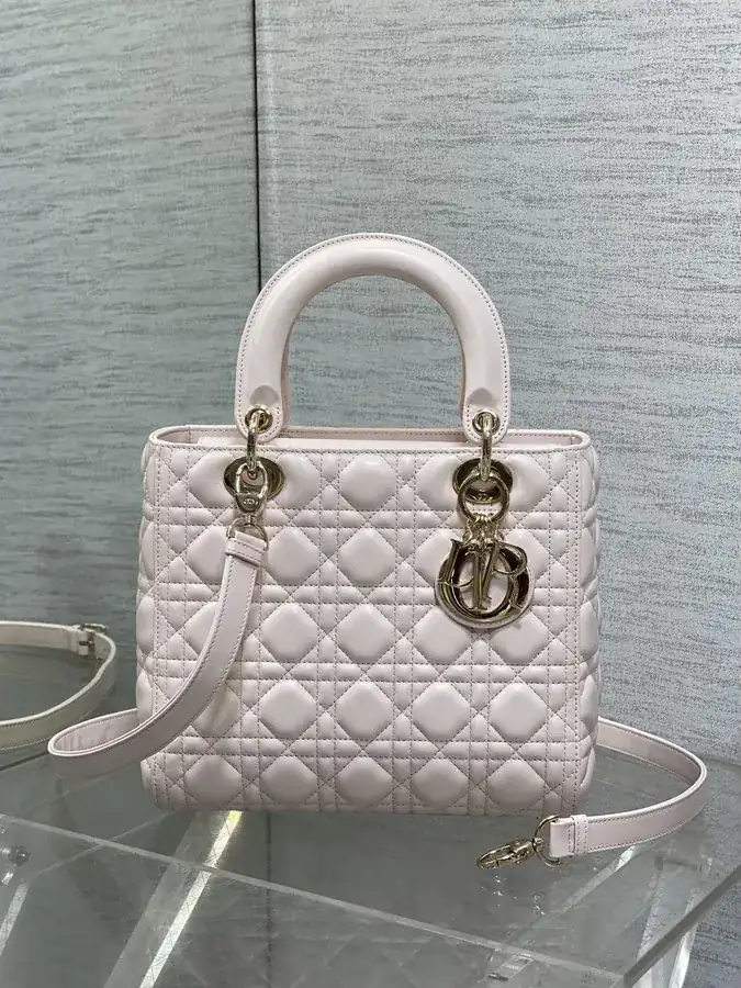 P700 Cherry Pink Handbag Classic Five Compartment Design