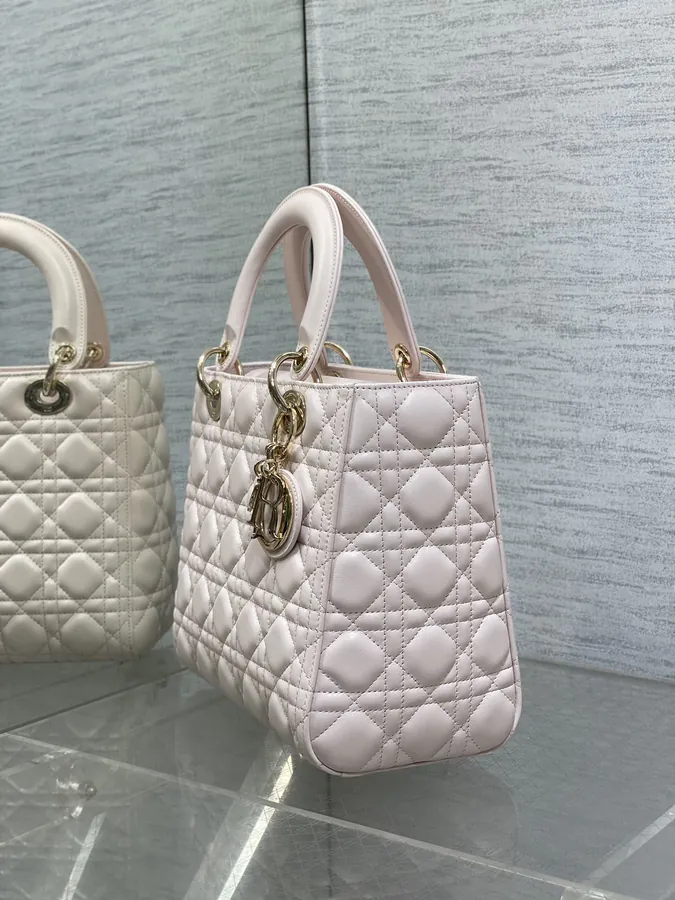 P700 Cherry Pink Handbag Classic Five Compartment Design