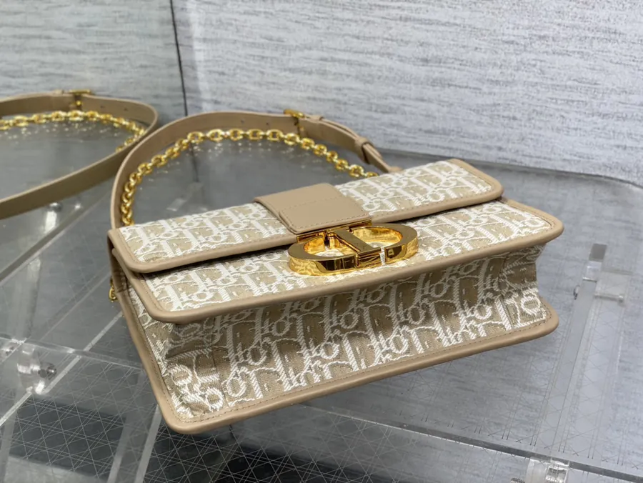 Montaigne Large Bucket Bag with Classic Letter Pattern
