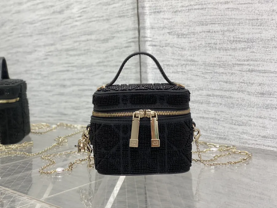 P700 Vanity Mini Bag Handmade Bead Embellishment