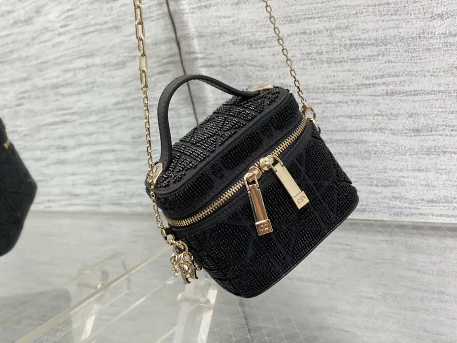 P700 Vanity Mini Bag Handmade Bead Embellishment
