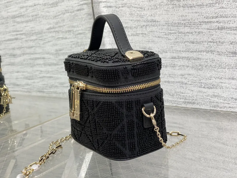 P700 Vanity Mini Bag Handmade Bead Embellishment
