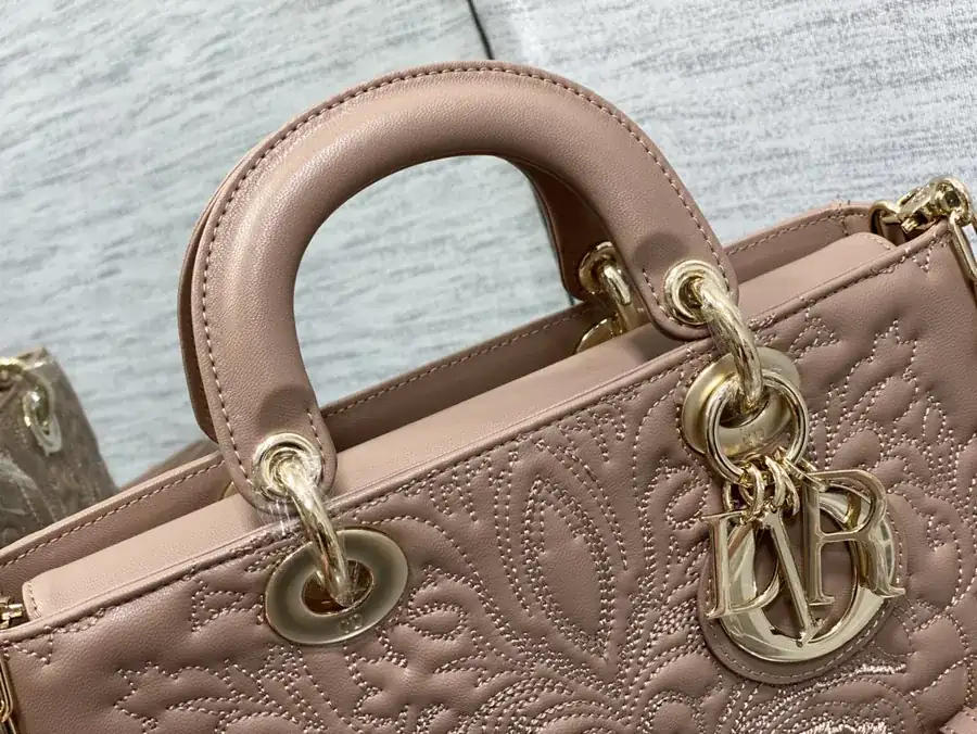 D joy Series 6 Compartment Crossbody Bag with Embossed Design