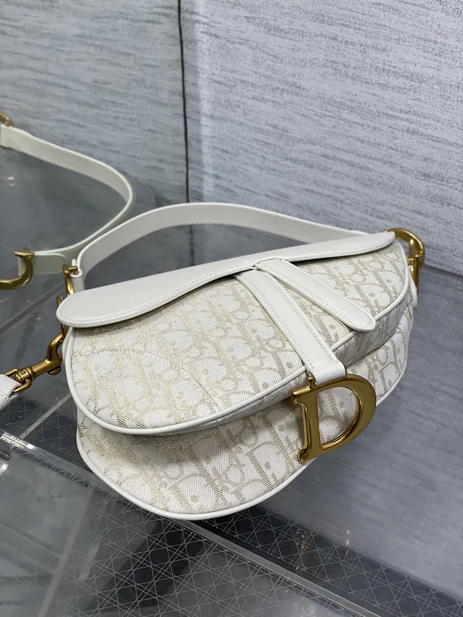 Saddle Gold Thread Series P680 Genuine Leather Bag