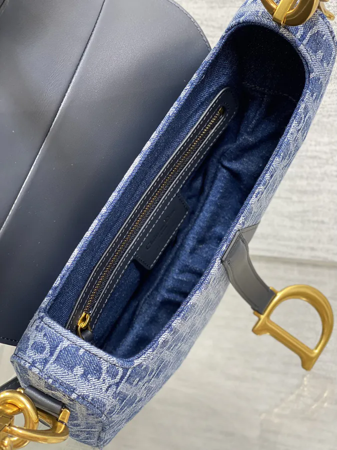 Saddle Denim Series Bucket Bag