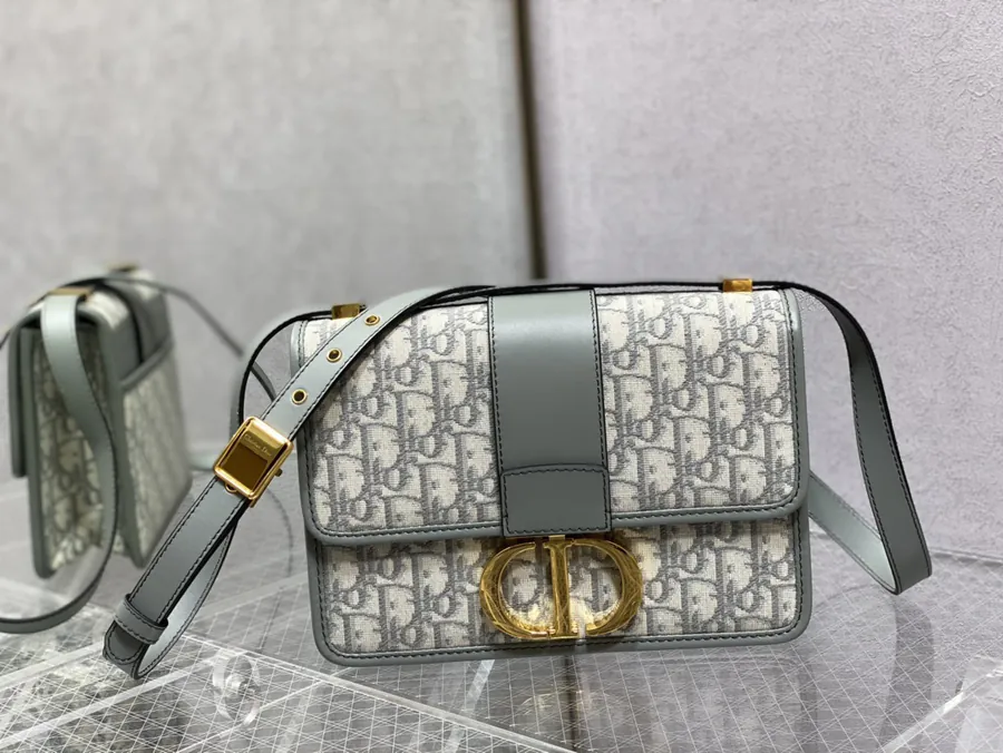 Montaigne Oblique Bucket Bag in Dreamy Gray