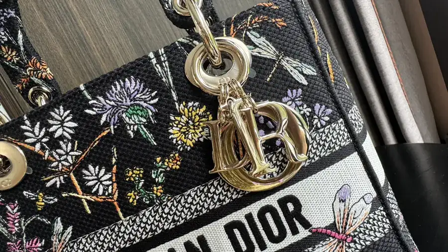 Lady D Lite Handbag with Cistian Paris Logo