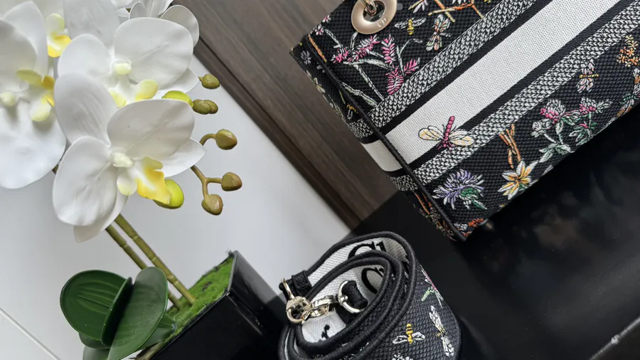 Lady D Lite Handbag with Cistian Paris Logo