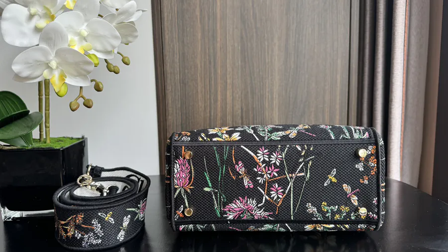 Lady D Lite Handbag with Cistian Paris Logo