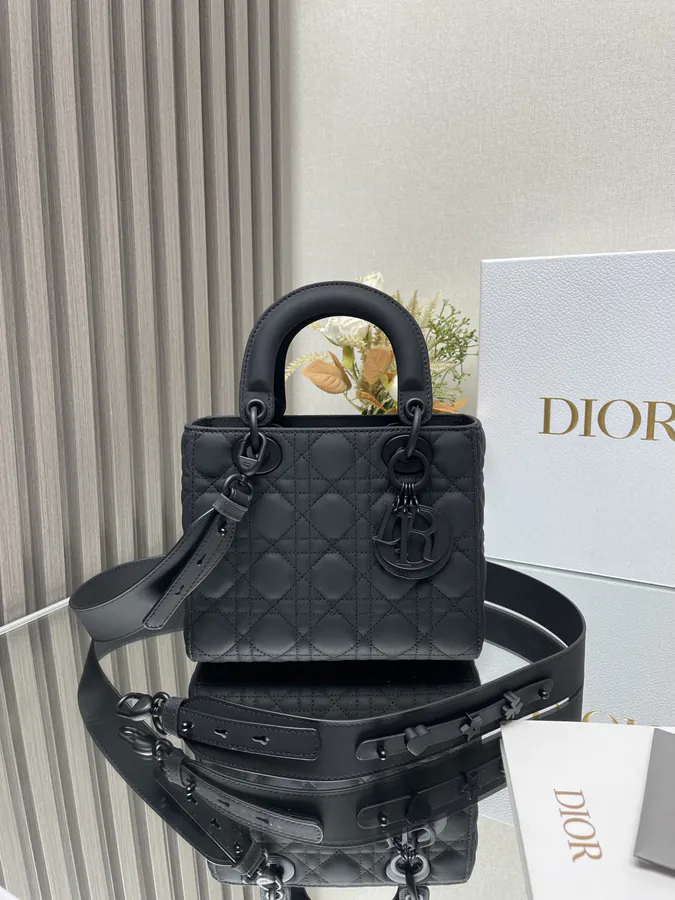 Lady Dio.r My ABC Grained Calfskin Crossbody Bag