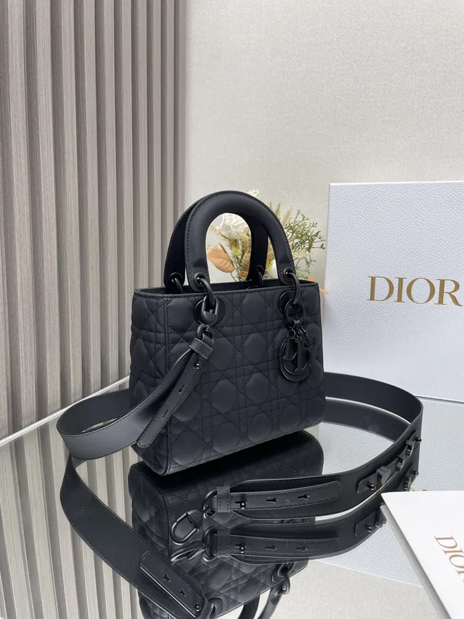 Lady Dio.r My ABC Grained Calfskin Crossbody Bag