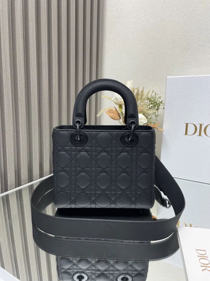 Lady Dio.r My ABC Grained Calfskin Crossbody Bag
