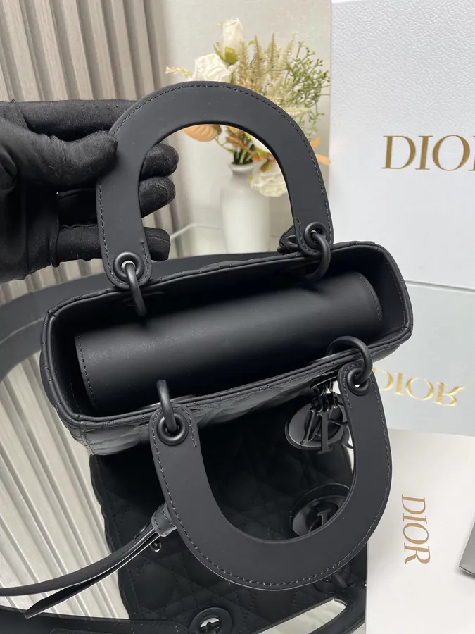 Lady Dio.r My ABC Grained Calfskin Crossbody Bag