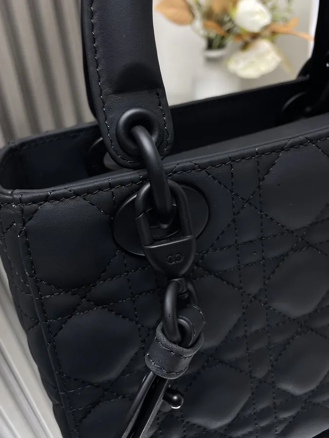 Lady Dio.r My ABC Grained Calfskin Crossbody Bag